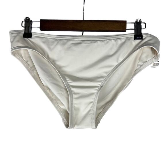 Michael Kors Women's Halter Top Grommet-Detail Bikini Set In Bone SZ XL New - Picture 3 of 11